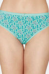 Zivame Low Rise Cotton Cheeky Panty - Green Floral — thumbnail 4